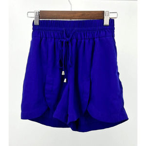 A New Day  Jogging Shorts Women's Size XXS Drawstring Waist Indigo Blue